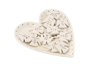 Tiny Ceramic Angel Token - Assorted - Little Obsessed