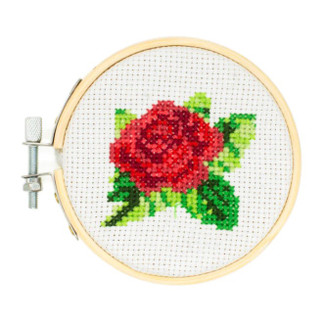 Baby Clothesline Counted Cross Stitch Kit with DMC Floss and Wooden Ho –  the Enchanted Rose Emporium