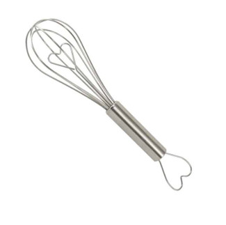 Mini Stainless Heart Whisk - Little Obsessed