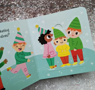 Christmas Lift The Flap Mini Board Book - Little Obsessed