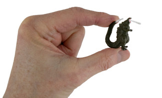 World's Smallest Micro Figure Godzilla - Little Obsessed