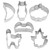 Halloween Mini Cookie Cutter Set, 6 Piece Halloween Mini Cookie Cutter Set, 6 Piece