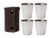 Shot Glasses with Leather Case