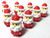 Group of Red Santa Claus Erasers