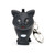 Black Cat LED Keyring
