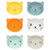 Purrfect Cat Pinch Bowls, Set of 6
