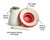 Merry Mushroom Match Holder  Merry Mushroom Match Holder