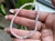 4mm Morganite Bead Bracelet 
