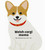 Die Cut Welsh Corgi Memo Pad