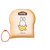 Miffy Puffy Toast-Shaped Memo Keyring Miffy Puffy Toast-Shaped Memo Keyring