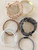 Natural Life Metallic Textured Hair Ties