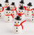 1.5" Miniature Flocked Snowman, Bag of 10 