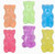 Squeezy Gummy Bears, Bag of 6