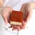 Crushed Leather Mini Journal 