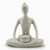 Ceramic Yoga Tealight Holder