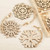 Unfinished Wood Snowflakes, Tray of 9 