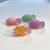 Multi-Color Mini Squishy Turtles, Pack of 4