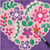 Vivid Mini Acrylic Paint-By-Number Flower Heart