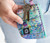 Natural Life Mini Puffy Coin Purse Key Clip