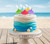 Beach Party Cake Candles 