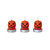 Spooky Pumpkin Tealight Candles, Set of 9 