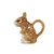 Hand-Painted Mini Stoneware Mouse Creamer