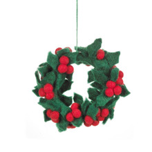 The Tiny Funnel: Felt Holiday Wreath