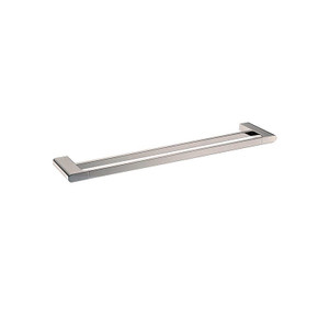 VOG - 600mm Brushed Nickel Double Towel Rail