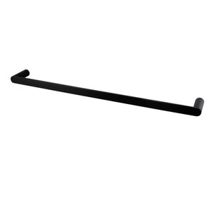 RUSHY - 600mm Black Single Towel Rail
