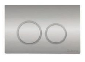 R & T Chrome ABS Push Plate(Round Button)