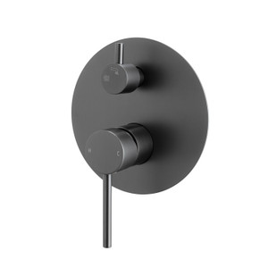LUCID PIN Series Gunmetal Diverter Mixer Trim Kit (match CLPD)