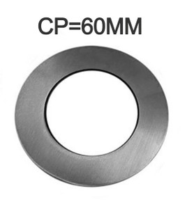Brushed Gun Metal Grey Cover Plate 60mm