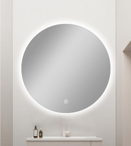750mm Carysil Round 3 Color Lighting Backlit LED Mirror Touch Sensor Switch Defogger Pad