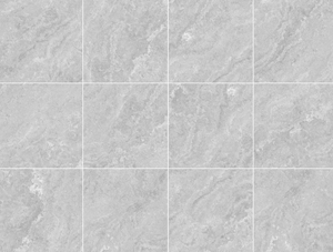 Laura Silver Matt Stone Look Porcelain Tile - carton of 8