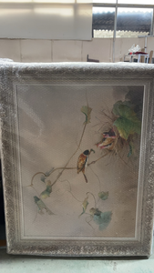 Original Bird Oil Painting
