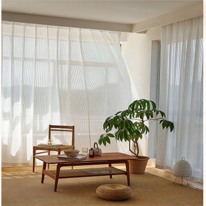 Modern Transparent Sheer Living Room Curtains