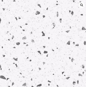 Classic Terrazzo White Matt Terrazzo Look Porcelain Tile - carton of 4/6/8/11