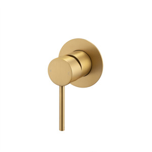 LUCID PIN Brushed Brass Wall Mixer Trim Kit Only (match CLPM)