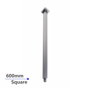 600mm Brushed Nickel Ceiling Shower Arm