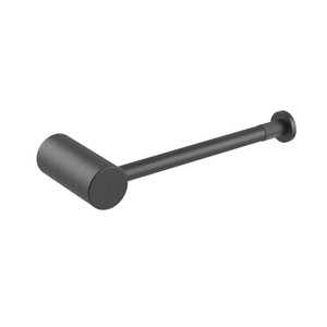 CADDENCE - Brushed Gun Metal Single Toilet Paper Holder