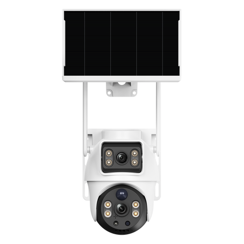 KF Outdoor Dual-Lens Bullet & PTZ 4G Solar Camera BP9
