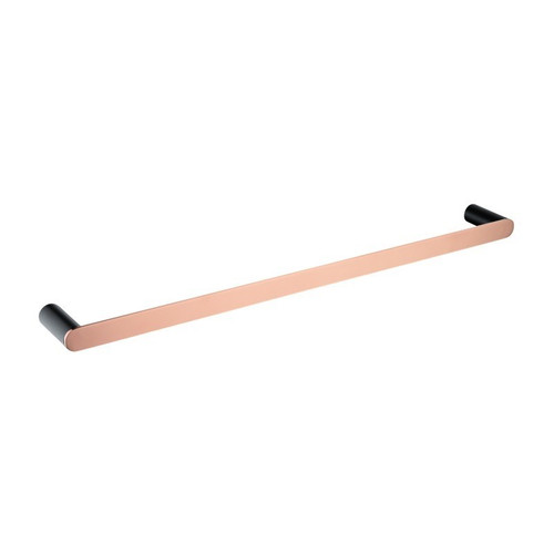 VOG - 800mm Black Double Towel Rail