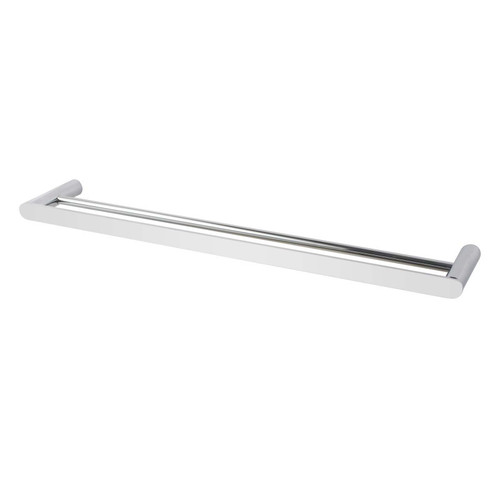 RUSHY - 800mm Chrome Double Towel Rail