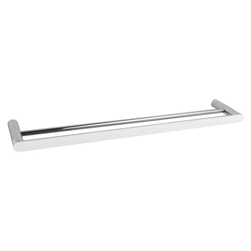 RUSHY - 600mm Chrome Double Towel Rail