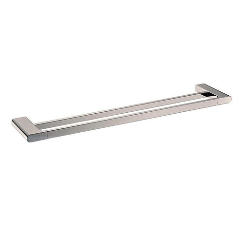 Bellino Brushed Nickel 600mm DoubleTowel Rail