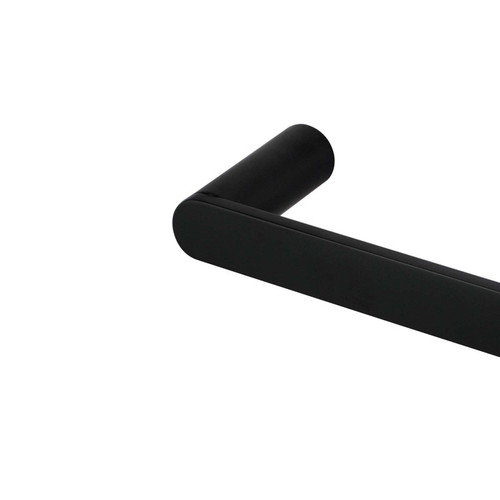 RUSHY - 600mm Black Single Towel Rail