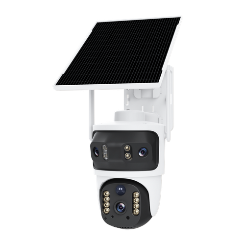 KF Outdoor Triple-Lens Bullet & PTZ 4G Solar Camera BP15-L