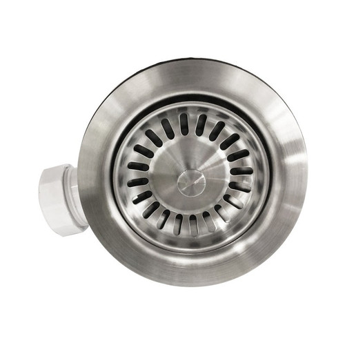 Chrome Kitchen Sink Waste Overflow