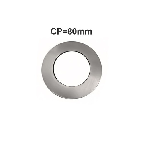 80mm Brushed Nickel Round Cover Plate For WM26.05