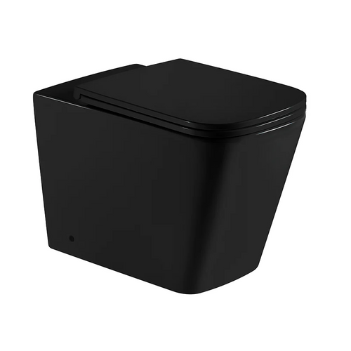 ENOX99 600*455*410mm Matt Black Rimless Flushing Wall Faced Floor Pan
